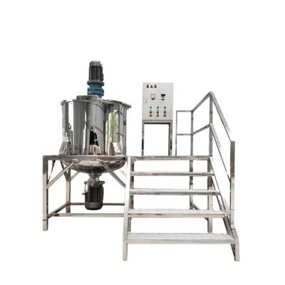 China SNOPED 300L Vacuum Mixer Machine Lotion Viscous Liquid Hydraulic Lifting Emulsifying Homogeneous Emulsifier for sale