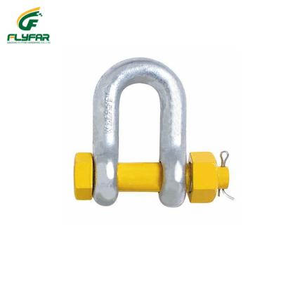 China Automotive Industry High Strength Drop Forged US Standard G2150 Bow Shackle With Safety Bolt Pin for sale