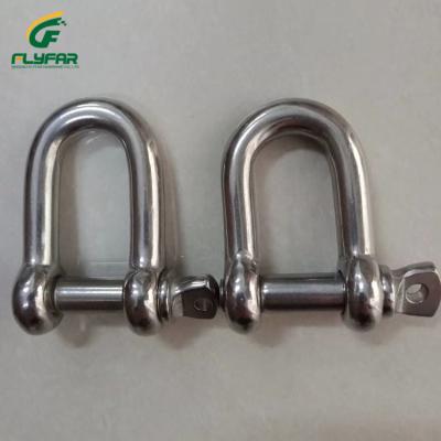 China Stainless Steel 316 Stainless Steel D Anchors Shackler Manufacturer for sale