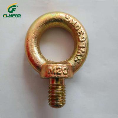 China Automotive Industry Galvanized Eye Bolt Lifting Screw DIN580 JIS1168 B for sale