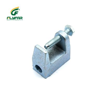 China Farmwork Meallable Iron Steel Galvanized Steel Threaded Rod Beam Clamp for sale