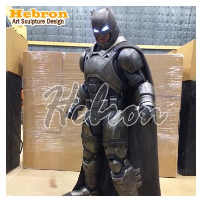 China Wedding Halloween Decoration Movie Character Superhero Batman Costume Armor Costume Adult Cosplay Customized For Man for sale