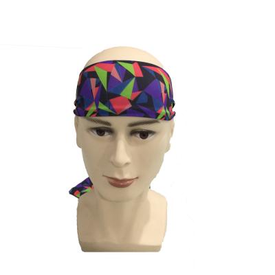 China Multifunctional wholesale head scarf sports custom cheap headband and wristband printed elastic headband for sale