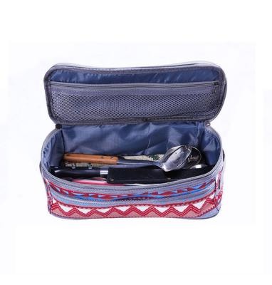 China High Quality And Cheap Price Jacquard Oxford Cloth Storage Bag Cooler Lunch Tote Bag Price for sale