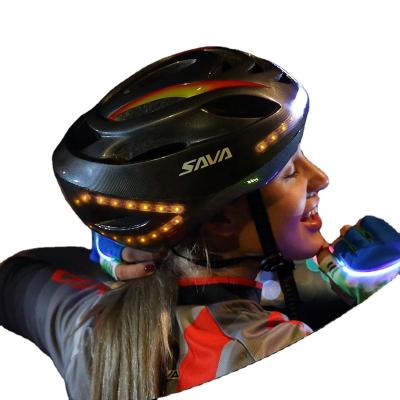 China Compounds Wholesale Led Sports Wireless Comfortable Electric Scooter Bike Turn Signal Lights Smart Charging Bicycle Helmet For Riding for sale