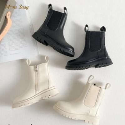 China Fashion Baby Boy Girl Ankel Boot Winter Autunm Spring Child Waterproof Leather Trim Baby Shoes Martin Shoes Waterproof Short Boot 3-14Y for sale