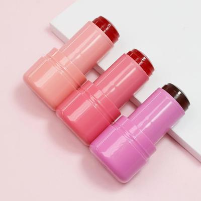 China 3G Daily Lip Empty Tubes Care Nourish Lipbalm Moisture Sheer Color Makeup Pink Lip Balm for sale