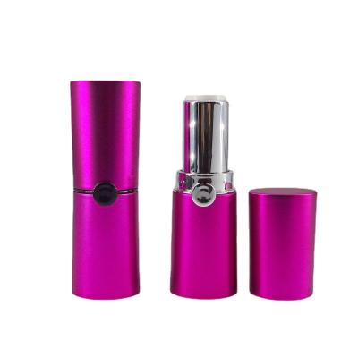 China 3g Customized Colorful Plastic Empty Lip Gloss Container Cosmetic Packaging Round Lipstick Tube for sale