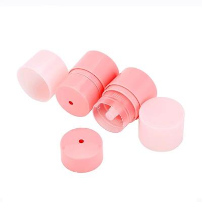 China Custom 15g Rotate Lip Gloss Stick Lip Mask Lip Balm Bottle Plastic Blush Stick Solid Balm Deodorant Tube Makeup Container for sale