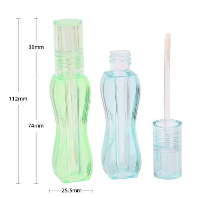 China Factory 4g Empty Round Mouth Lipstick Tube With Rubber Seal Screw Closure Plastic Lip Balm Tube for Cosmetic Container Packaging for sale