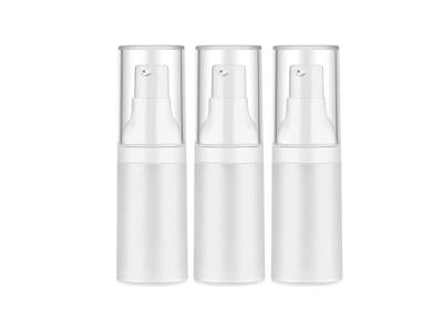 China White Plastic PP Airless Lotion Bottles Harmless Skin Care Pump Bottle for sale