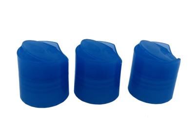 China Non Spill Cosmetic Bottle Caps  Plastic Flip Top Caps  20/410  24/410 for sale