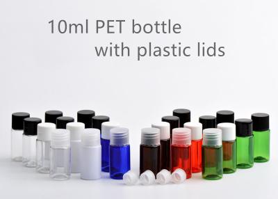 China ACARICIE los pequeños envases plásticos de la botella de los PP, botellas plásticas redondas 10ml con las tapas en venta