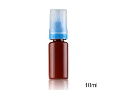 中国 Customiedは帽子のPlasticoilのびん10ml Eジュースの容器の長いServicの生命を着色します 販売のため