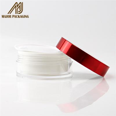 China Widely Used 100% Virgin Material Luxury Acrylic Cosmetic Cream Jar Packaging Cream Vacuum Jar for sale