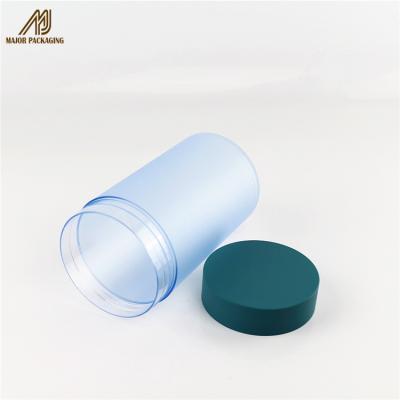 China Wholesale 8oz Plastic Food Storage Jar With Lids Frost Bottle Plastic Container Cosmetic Packaging Jar for sale