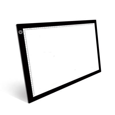 China Acrylic+PET+ABS KOSTA Portable 2022 A4 No-Offset Dimming Led Light Box Led Pad Plotter Light Usb Powered Artist Drawing Pad Review for sale