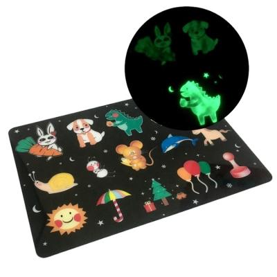 China Glow in the Dark High Quality Wholesale Custom Cheap Magic Fluorescent Kids LED Drawing Board for sale