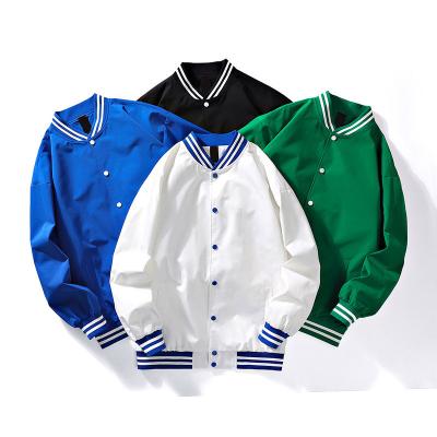 China Other American high street baseball uniform solid color coat male spring and autumn loose student jacket clothes for sale