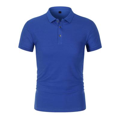 China Anti-wrinkle Manufacturers high quality men's polo shirt short sleeve casual shirts summer business ice silk polo t-shirt for sale