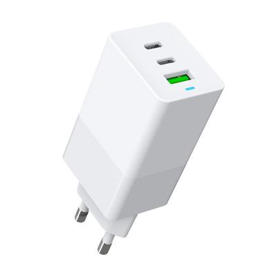 China MOBILE PHONE 65W GaN Charger UK Plug Fast Charging Multi Ports 1 USB A 2 USB C GaN Charger for sale