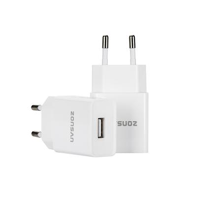 China Cheapest Mobile Cell Phone Accessories 1 Port USB 2.4a Port Wall Charger for sale