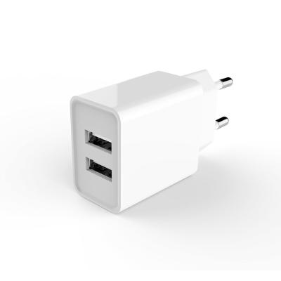 China Best selling zonsan MOBILE PHONE OEM CE zx-2u14 ROHS FCC dual ports usb wall charger for smartphone charger for sale