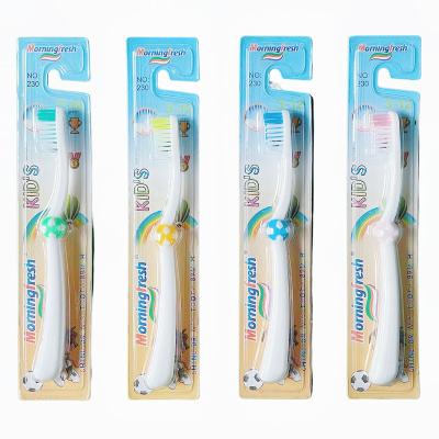 China For Home Use Factory direct sales morningfresh children's toothbrush vitality football type gingival cleaning soft bristle cleaning brush for sale