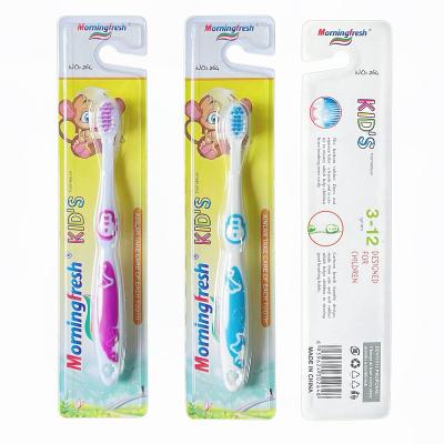 China For morningfresh new home children's toothbrush factory direct sales cute puppy train soft bristle cleaning toothbrush for sale