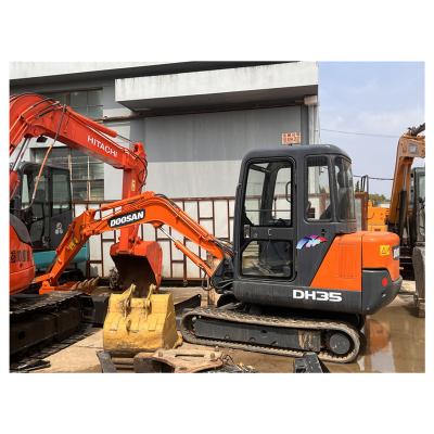 China Hot Sale Machinery Used Machinery Efficient Used Excavator DH35 Excavator and Used Mini Excavator 0.1m′ ³ for sale