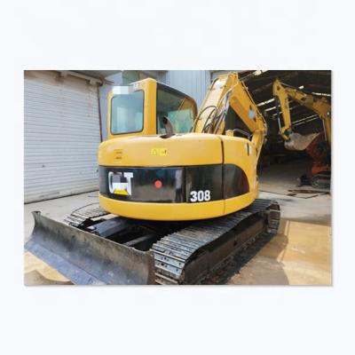 China CAT Machinery Excavator Second Hand Used 8 TON CAT 308 Mini Digger Crawler Mini Excavator With Spare Parts 0.35m3 for sale