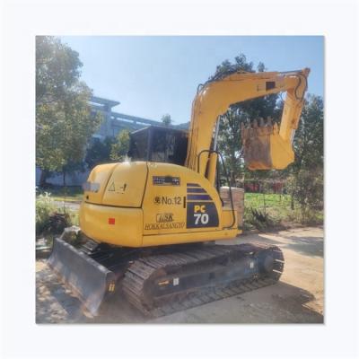 China Mini size KOMATS used second hand PC70 hydraulic crawler used mini excavator used with EPA engine for sale 0.3m3 for sale