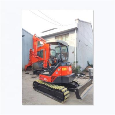 China 3 TON Mini used excavator ZX30 second hand excavator good condition mini low price used excavator for sale and low failure 0.046m3 for sale