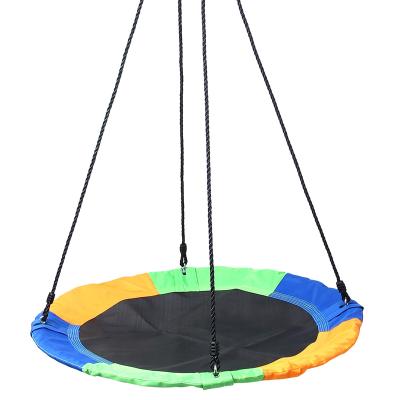 China Modern Outdoor Swing Toys For Kids Indoor Swing Seat Rope Cast For Kids Adults 100CM Tree Swing Steering Wheel Set for sale