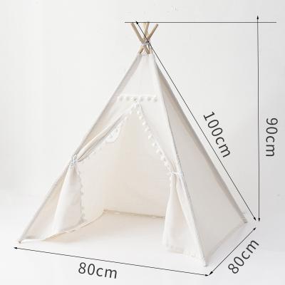 China Softly 1.1M Indian Style Tent Toy Tent Playhouse Children Castle Kids Tent For Indoor Outdoor Activity With Window for sale