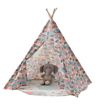 China Softly 1.1M Indoor Toy Tents Teeepee Tent Outdoor Kids Play Camping Tent With Multi Size Optional for sale