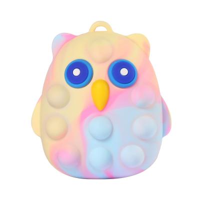 China The Night Owl Squeeze Toys Finger Squeeze Amazon Hit Extrude Eyes Squishy Squeeze Toy Stress Relief Squishy Toys for sale