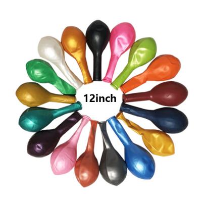 China 12 inch thick chrome latex eco-friendly disposable clear theme balloon custom wholesale back to school for sale