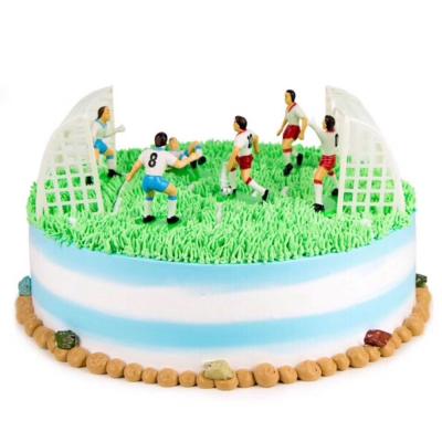 China China Cake Decorative Bake Football Bar Dressed Doll Toy Cake Top Team Decorates Baby Birthday Dessert for sale