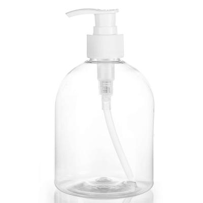 China Wholesale Custom Transparent Clear Plastic 500ml Hand Sanitizer Maker Soap Dispenser PET Bottle Consumer Electronics Packaging With Lotion Pump for sale