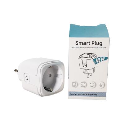 China Compatible with Alexa Wholesale EU WiFi Plug Mini Smart Outlet Smart Plug Outlet for sale