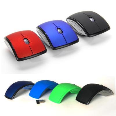 China 3D Promotional Gift ARC Radio Foldable Mouse With Customer Logo OEM Service for sale