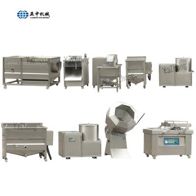 China Semi-automatic Chips Good Performance Food Machine Potato Chips Processing Line for sale