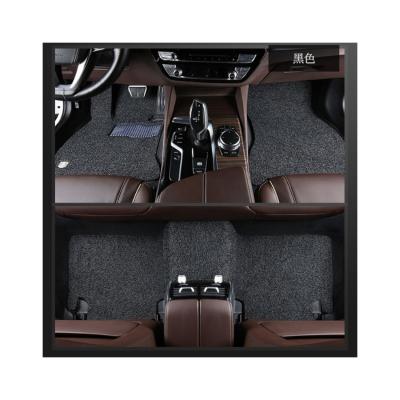 China High Quality Environmental Protection Luxury Ring Single Layer Car Mats Silk Sale Waterproof Environmental Protection/3 Pieces for sale