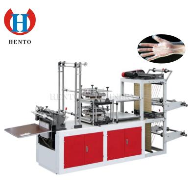 China Hotel Automated CPE Tape Disposable PE Hand Gloves Making Machine with Best Price for sale