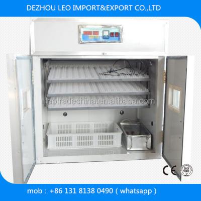 China The best automatic price and bird quality 528 chicken egg incubator in Tanzania for sale