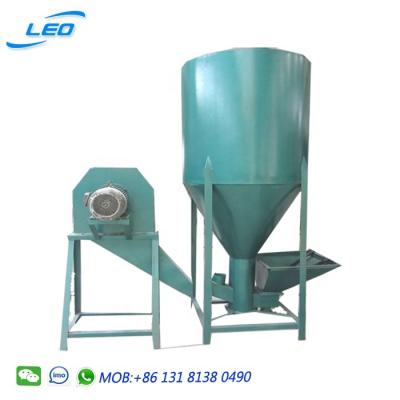 China Low carbon steel vertical heating cylinder and mixer for animal feed and poultry feed for sale