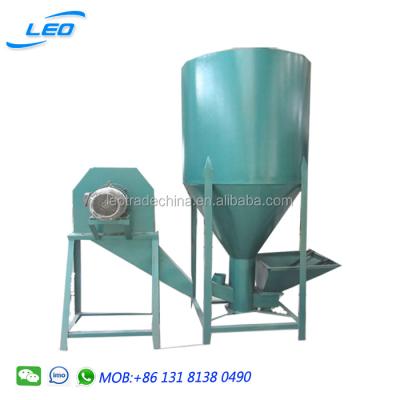 China Vertical type low carbon steel animal feed mixer/animal feed mill mixer for sale