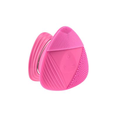 China Acne Treatment Silicone Electronic Brush Facial Cleansing Brush for sale