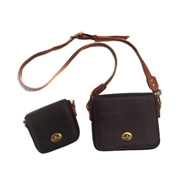 China New Mini Crossbody Bag Women Casual Messenger Brown Crossbody Bag Vintage PU Square 2021 Small for sale